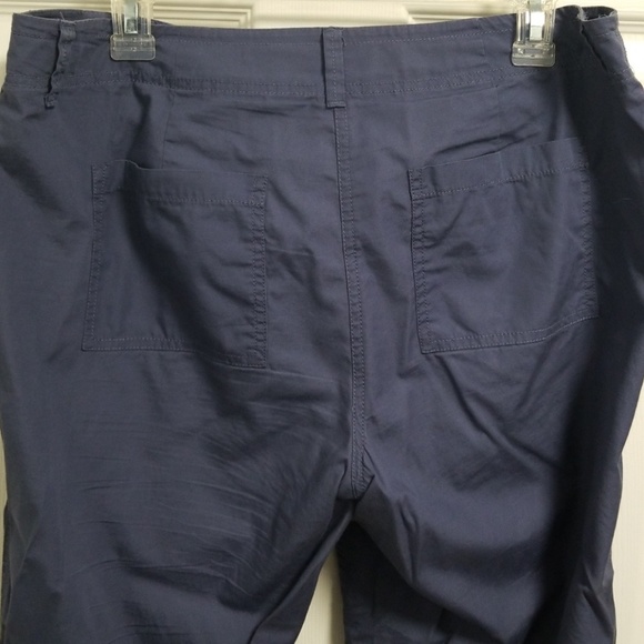 Loft Original Cropped Blue Pants - Picture 4 of 8